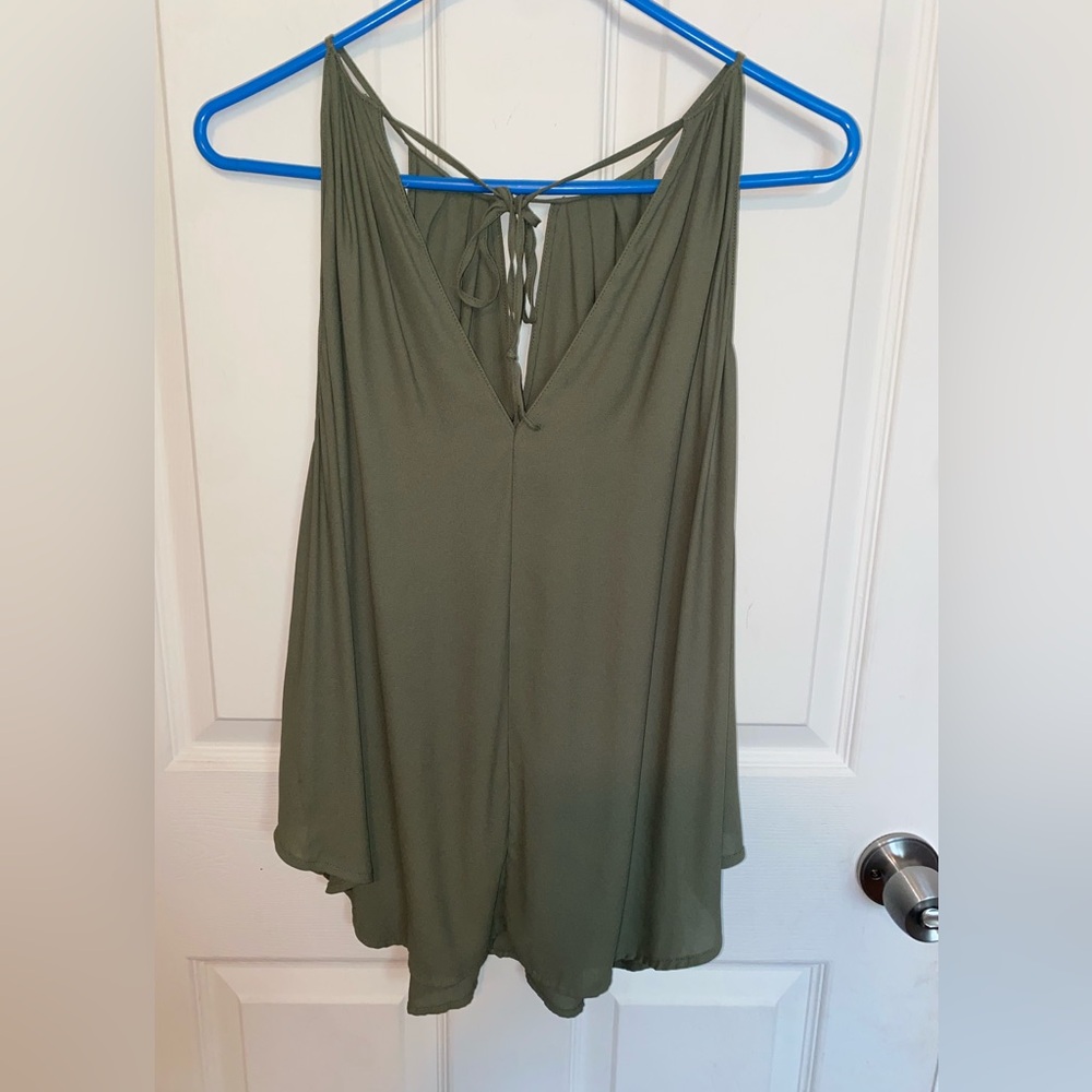 Lush Olive Green Women's Top
